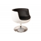 Poltrona / sedia  design BRADY bianco e nero 
