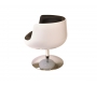 Poltrona / sedia  design BRADY bianco e nero 
