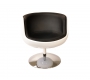 Poltrona / sedia  design BRADY bianco e nero 