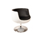 Poltrona / sedia  design BRADY bianco e nero 