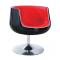 Poltrona / sedia  design nera e rossa Brady