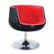 Poltrona / sedia  design nera e rossa Brady