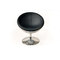 Poltrona / sedia design STANLEY argentata e nera in ABS e poliuretano