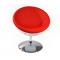 Poltrona / sedia design STANLEY bianca e rossa in ABS e poliuretano 