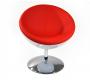 Poltrona / sedia design STANLEY bianca e rossa in ABS e poliuretano 