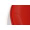 Poltrona / sedia design STANLEY bianca e rossa in ABS e poliuretano 
