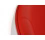 Poltrona / sedia design STANLEY bianca e rossa in ABS e poliuretano 