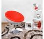 Poltrona / sedia design STANLEY bianca e rossa in ABS e poliuretano 