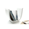 Porta riviste design bianco TULIP