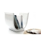 Porta riviste design bianco TULIP
