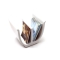Porta riviste design bianco TULIP