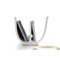 Porta riviste design bianco TULIP