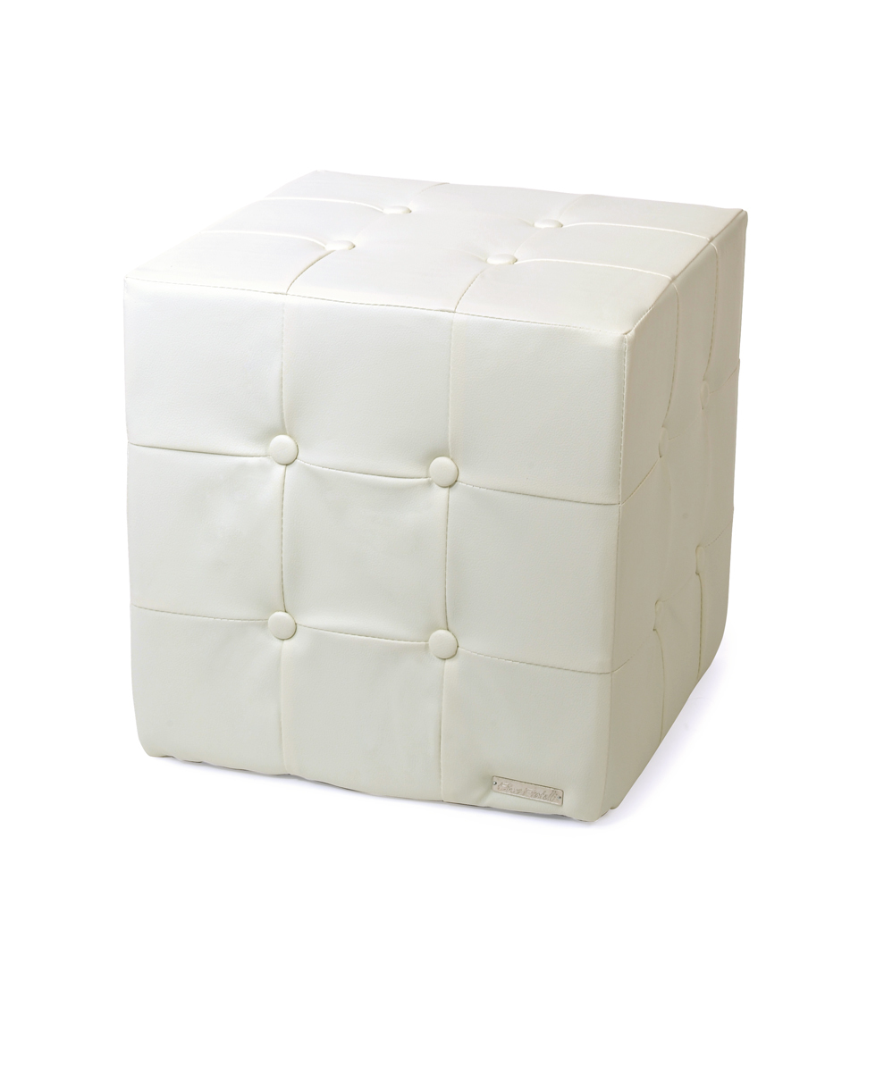 Pouf / appoggia piedi bianco ANGELO