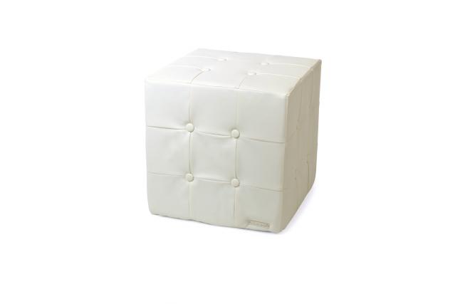 Pouf / appoggia piedi bianco ANGELO