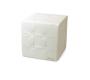 Pouf / appoggia piedi bianco ANGELO