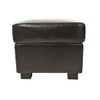 Pouf / appoggia piedi CLUB pelle marrone image pub1