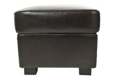 Pouf / appoggia piedi CLUB pelle marrone