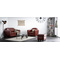Pouf / appoggia piedi CLUB pelle marrone chiaro