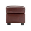 Pouf / appoggia piedi CLUB pelle marrone chiaro image pub1