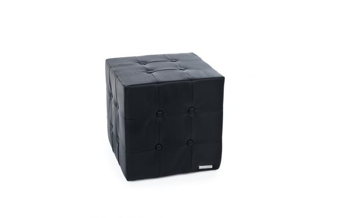 Pouf / appoggia piedi nero ANGELO