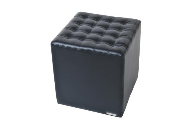 Pouf / appoggia piedi nero COSMO
