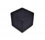 Pouf / appoggia piedi nero Manhattan