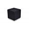 Pouf / appoggia piedi nero Manhattan