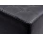 Pouf / appoggia piedi nero Manhattan