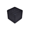 Pouf / appoggia piedi nero Manhattan image pub1