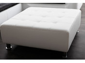 Pouf design bianco KINLEY