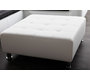 Pouf design bianco KINLEY