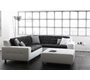 Pouf design bianco KINLEY