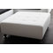 Pouf design bianco KINLEY