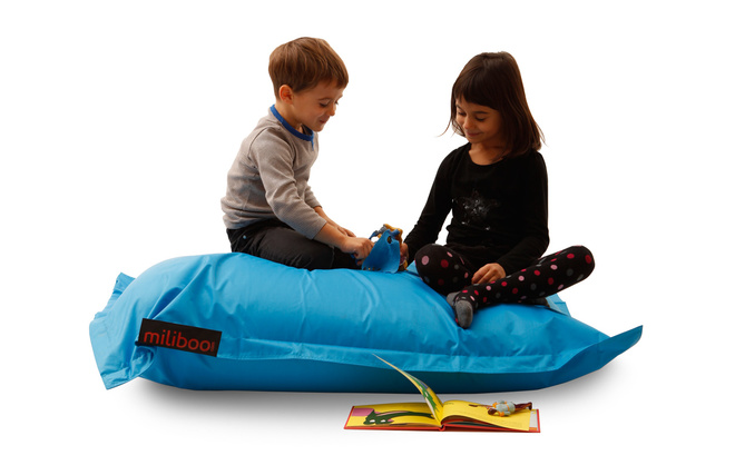 Pouf design blu SMALL MILIBAG