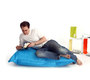 Pouf design blu SMALL MILIBAG