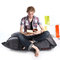 Pouf design grigio SMALL MILIBAG