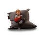Pouf design grigio SMALL MILIBAG