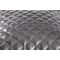Pouf design quadrato color argento  CUBAG TREND