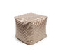 Pouf design quadrato dorato  CUBAG TREND