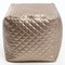 Pouf design quadrato dorato  CUBAG TREND