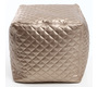 Pouf design quadrato dorato  CUBAG TREND