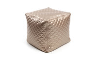 Pouf design quadrato dorato  CUBAG TREND