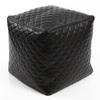 Pouf design quadrato nero  CUBAG TREND