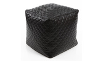 Pouf design quadrato nero  CUBAG TREND