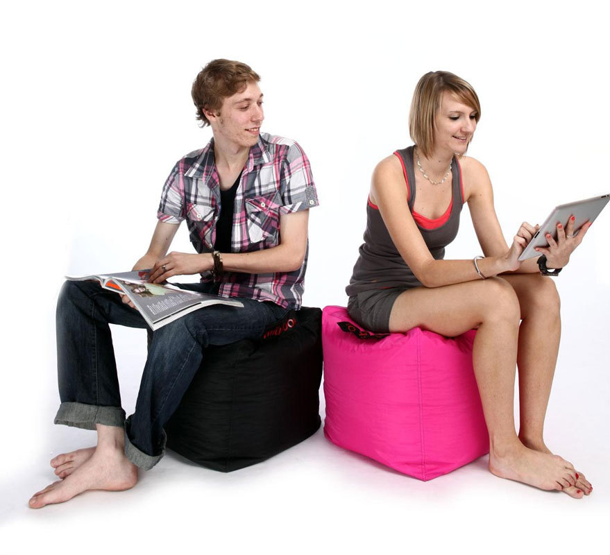Pouf design rosa CUBAG