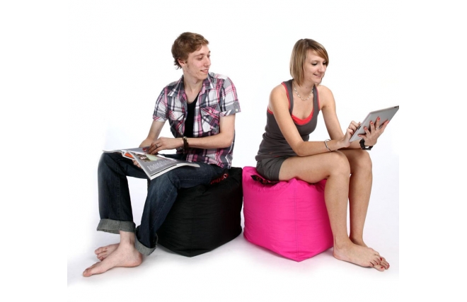 Pouf design rosa CUBAG