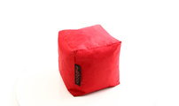 Pouf design  rosso CUBAG 
