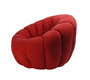 Pouf Flower super confort girevole color rosso