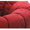 Pouf Flower super confort girevole color rosso