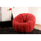 Pouf Flower super confort girevole color rosso